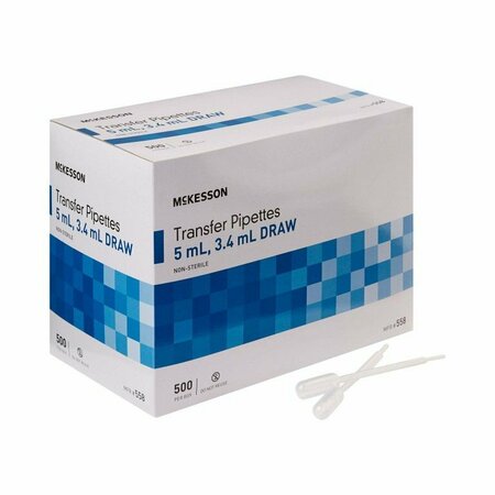 MCKESSON Transfer Pipette, 5 mL, 5000PK 558